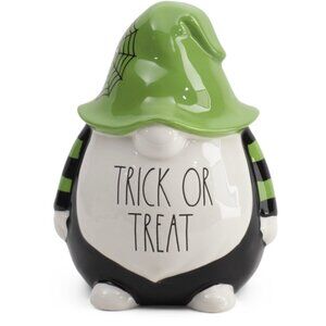 Rae Dunn Trick Or Treat Ceramic Gnome - Brand New - Never Opened - UNICORN